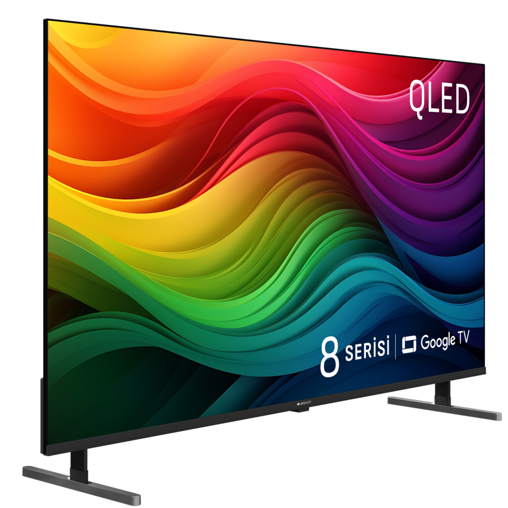 Arçelik 8 serisi QLED 55" 4K UHD Google TV - A 855 C Smart TV - Görsel 2