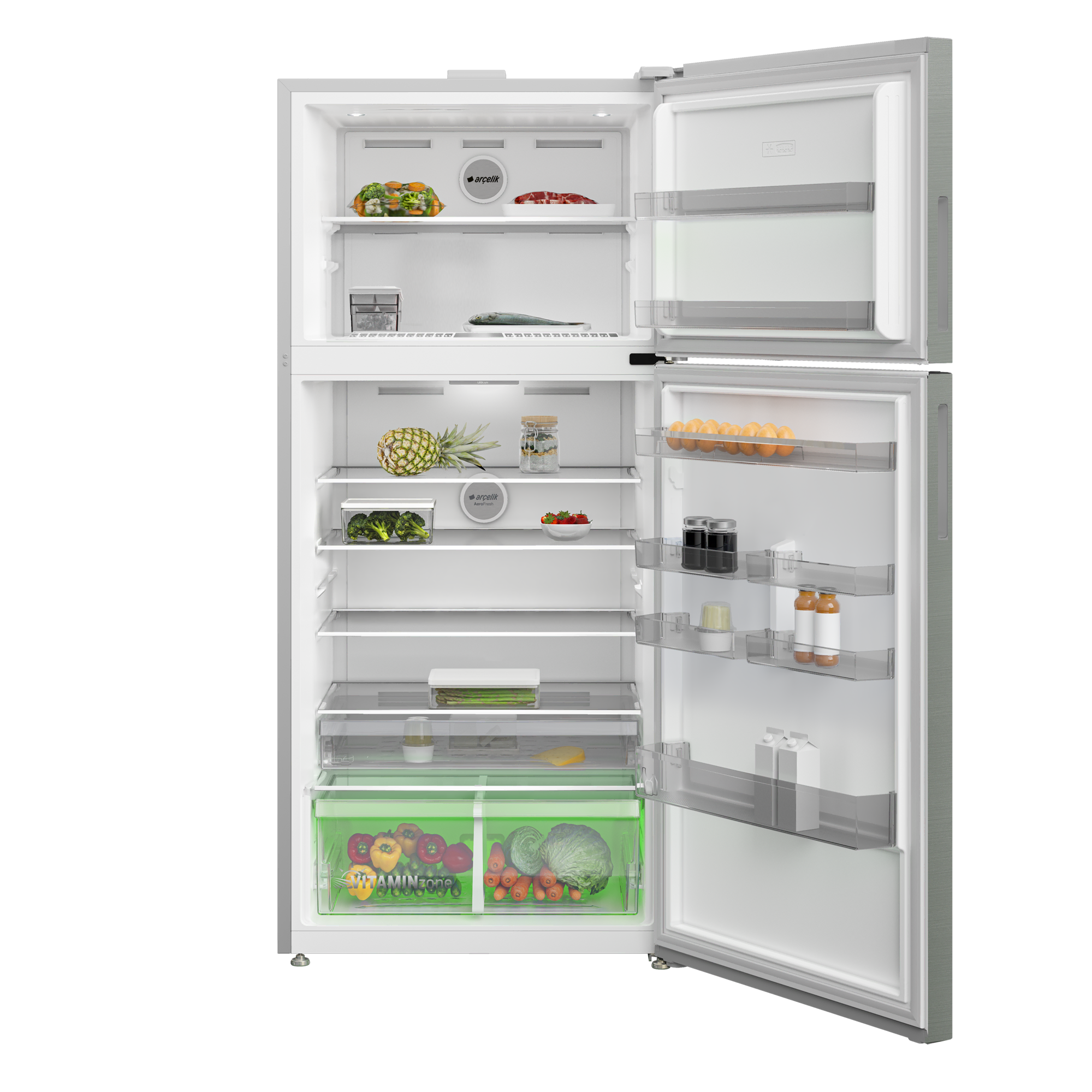 Arçelik 583628 EI XXL -Üstten Donduruculu Buzdolabı - Görsel 3