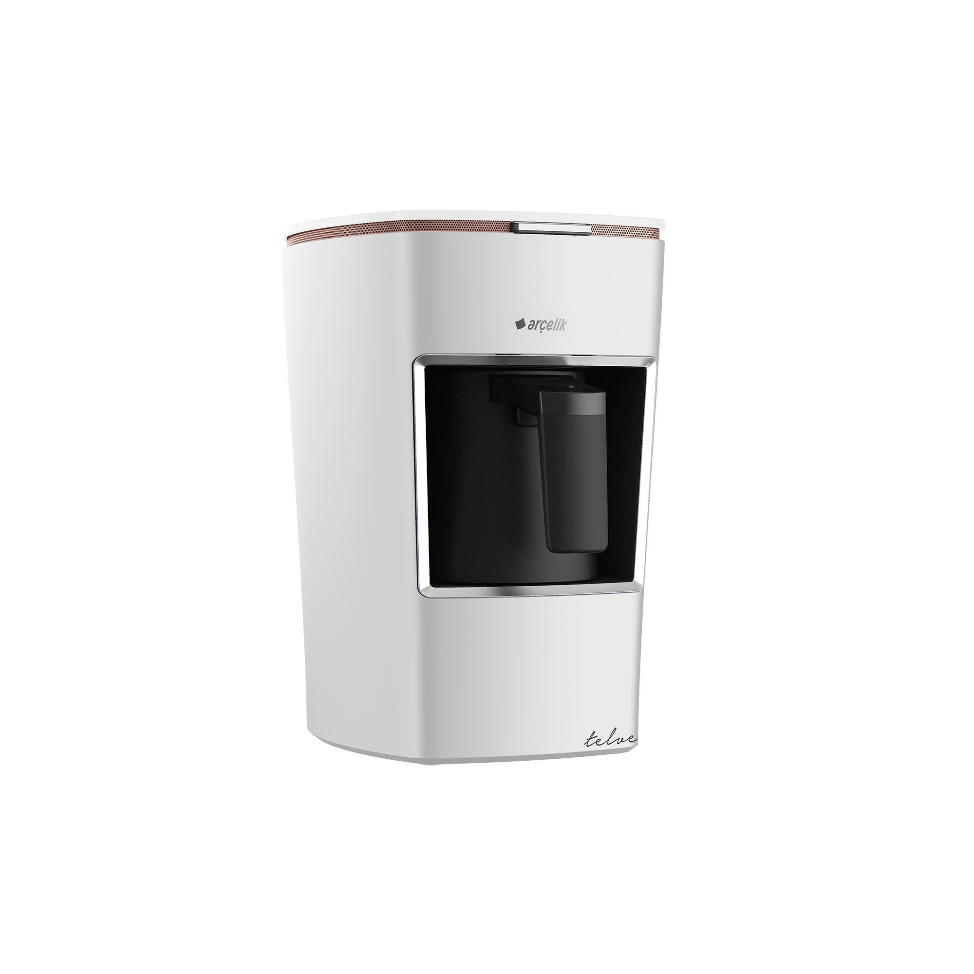 Arçelik K 3300 Mini Telve Beyaz-Türk Kahve Makinesi - Görsel 2