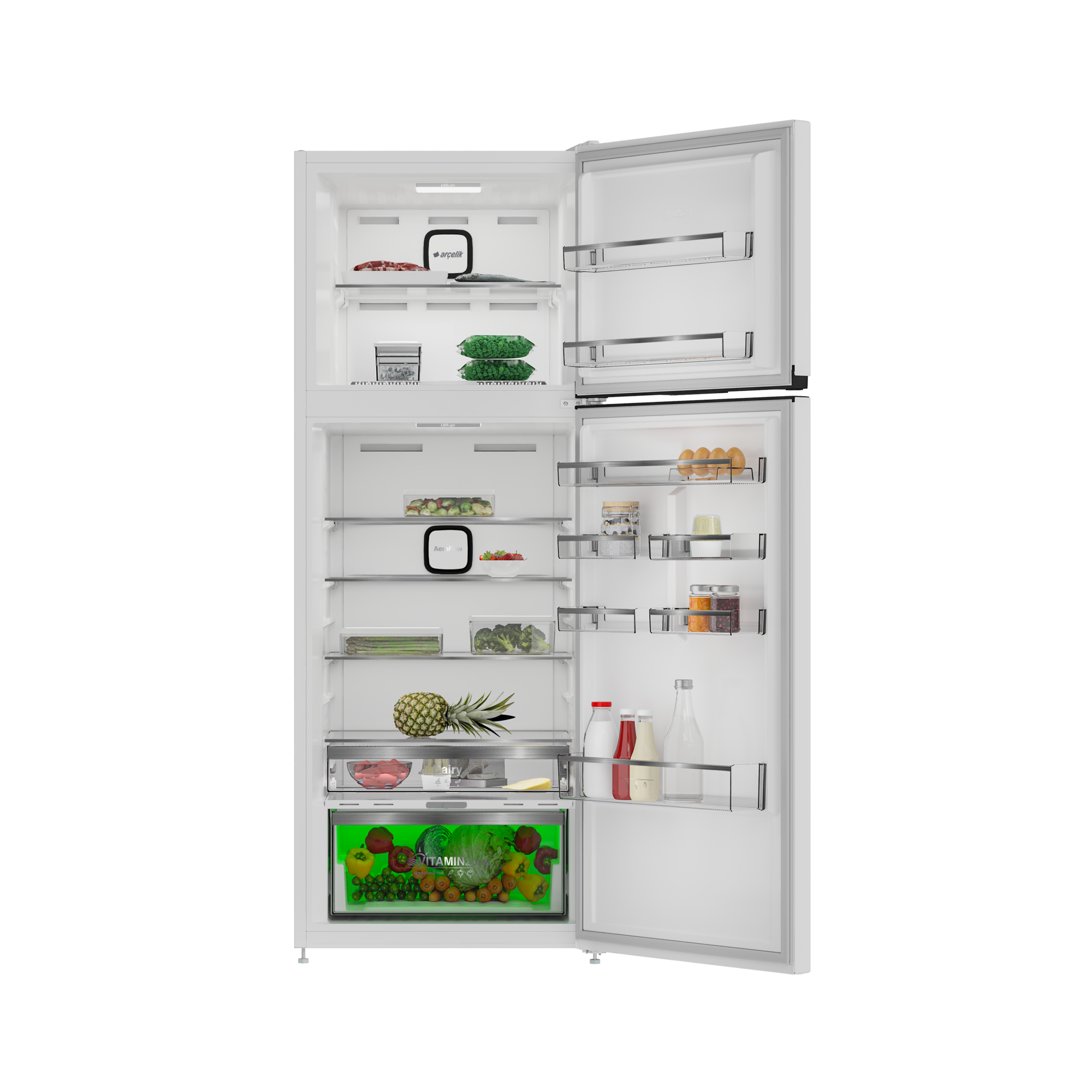 Arçelik 570475 EB -Üstten Donduruculu Buzdolabı - Görsel 3