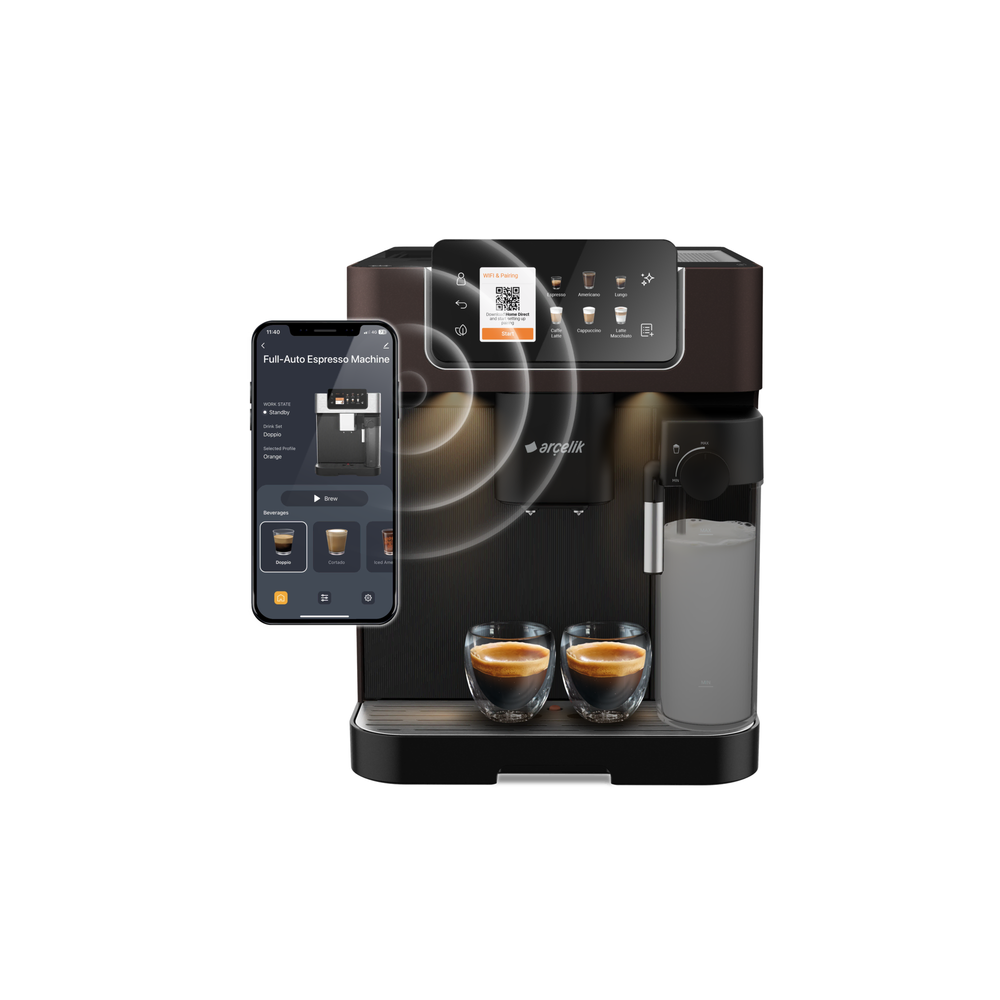 Arçelik EM 9495 Imperium Barista®-Tam Otomatik Espresso Makinesi - Görsel 4