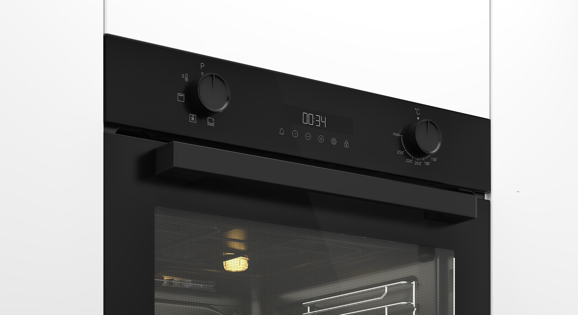 Arçelik AFC 330 S Fibona Serisi-Ankastre Standart Fırın - Görsel 3