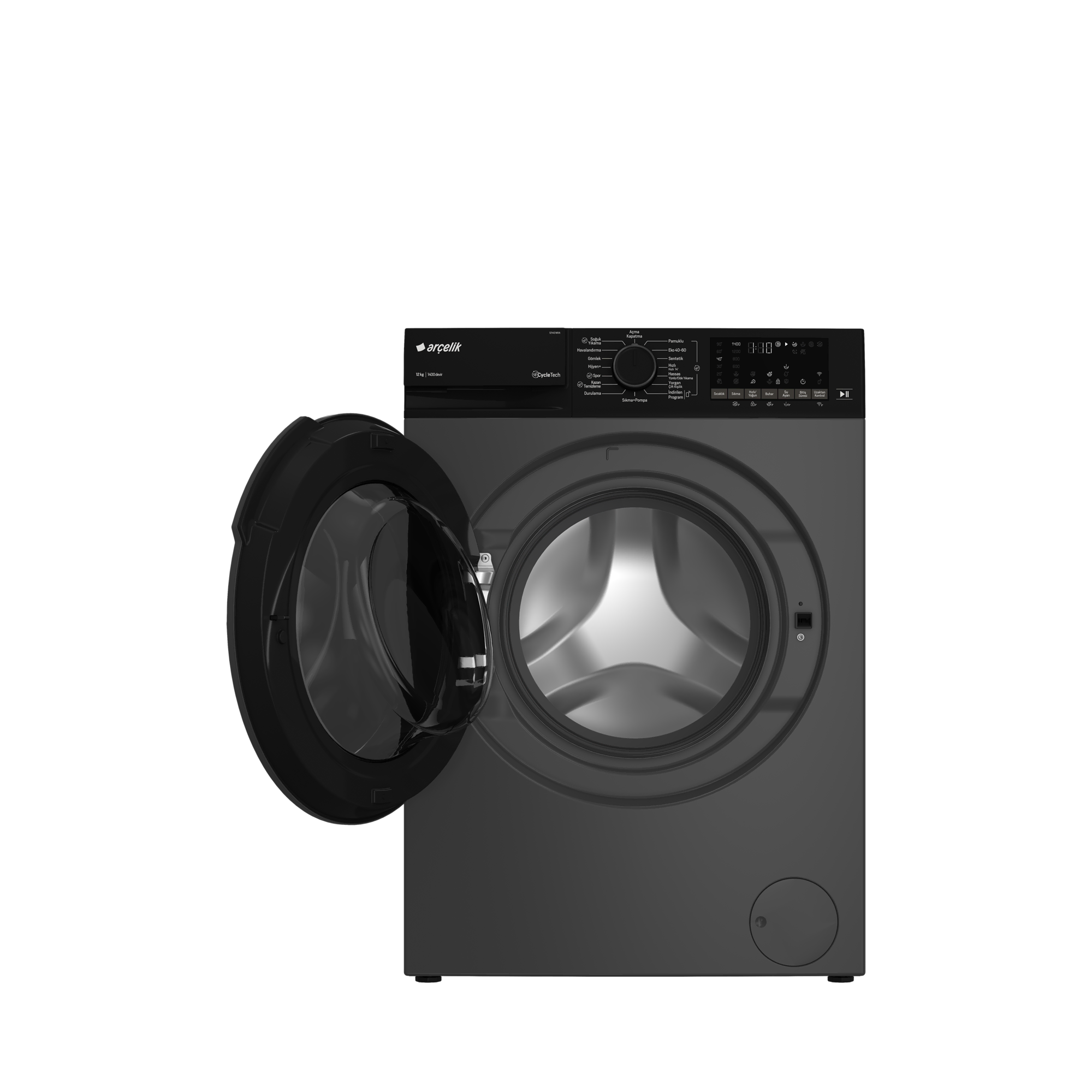 Arçelik 12140 MX A -12 Kg Çamaşır Makinesi - Görsel 3
